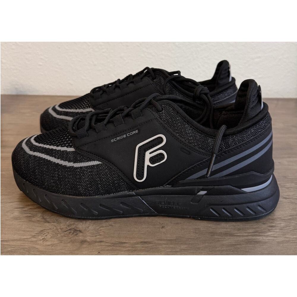 FILA FitVille Unisex Black Stride Core Athletic Sneakers Shoes Size M10 W11.5 - Picture 7 of 9